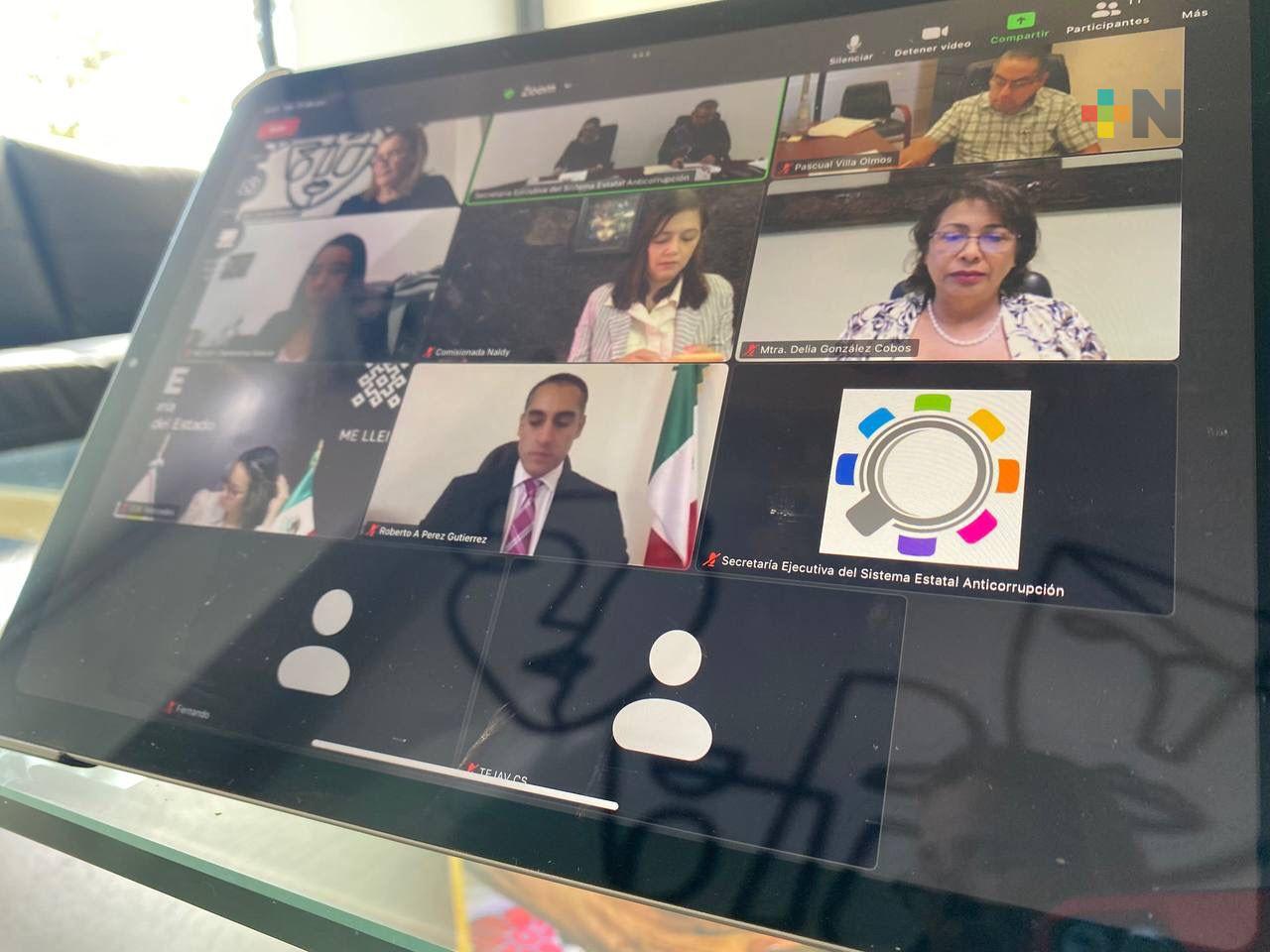 Participa presidenta del Congreso en sesión del Comité Coordinador del SEA