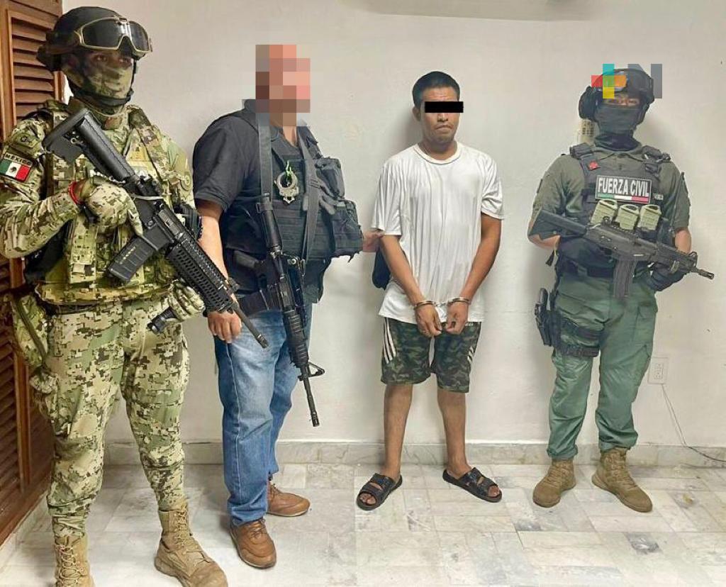 Destaca SSPC trabajo de Fuerza Civil en detención de Armando «N» alias “El Trascabo”