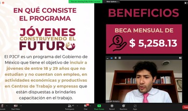 Presenta STPS Programa Jóvenes Construyendo el Futuro a CANACINE