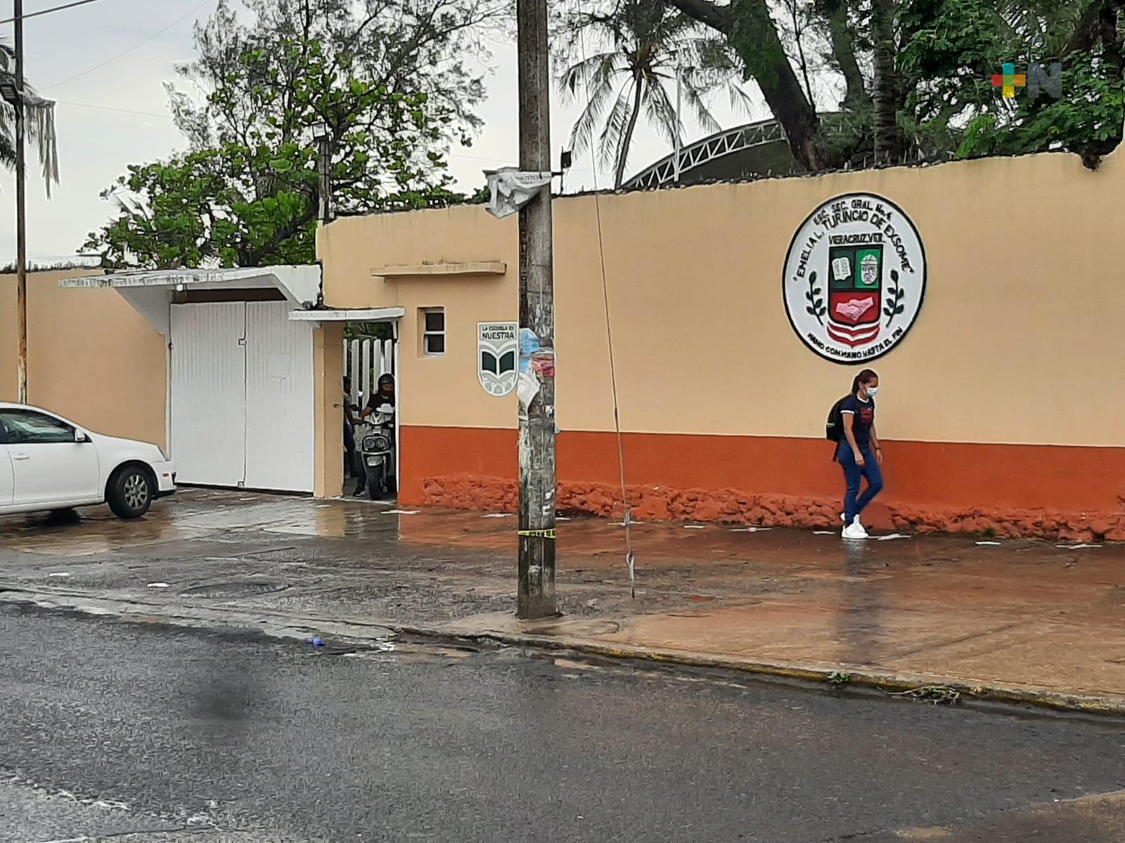 Se suspenden un día clases en secundaria de Veracruz debido a brote de Covid