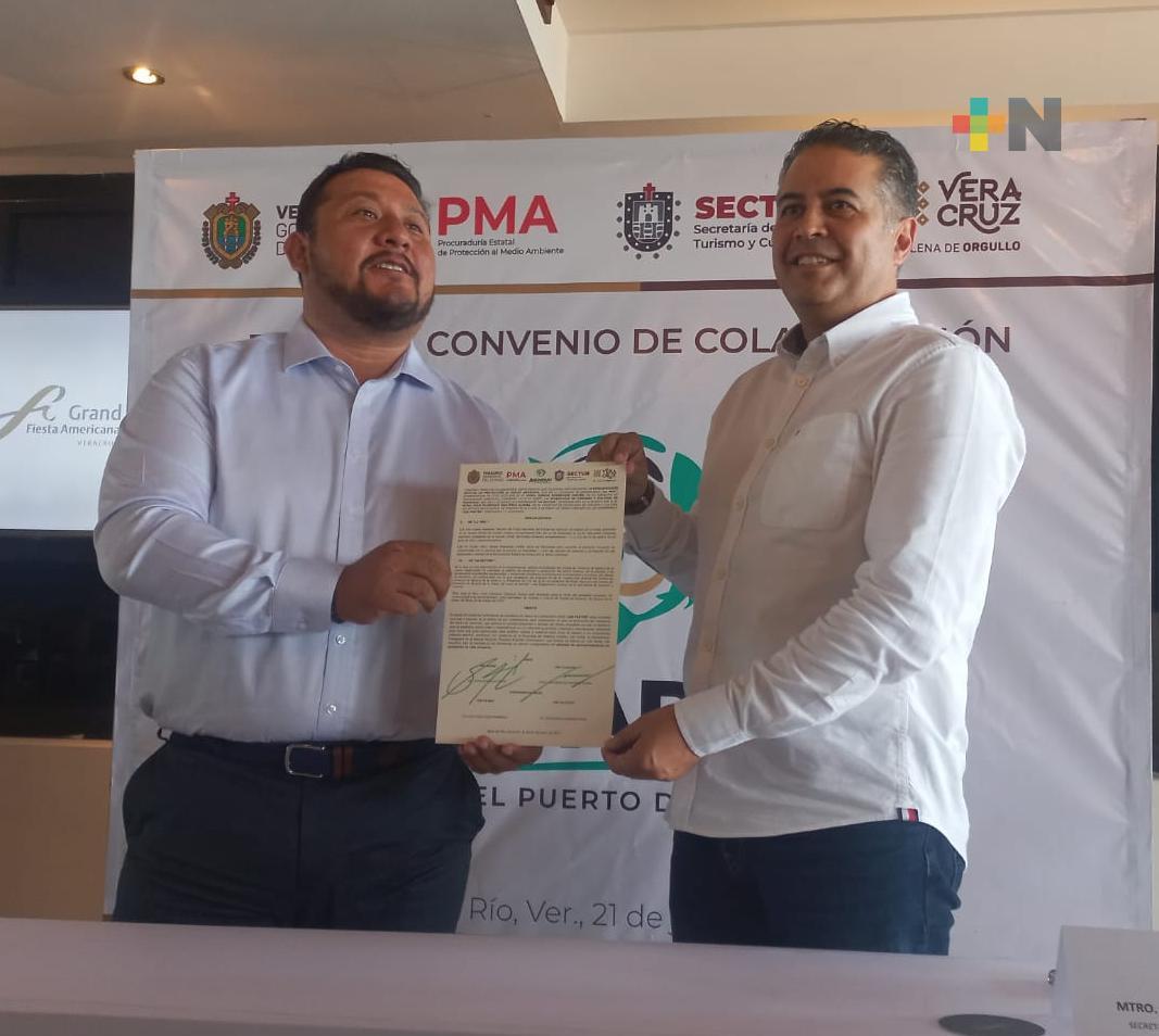 PMA y Sectur firman convenio para impulsar al Aquarium del Puerto de Veracruz