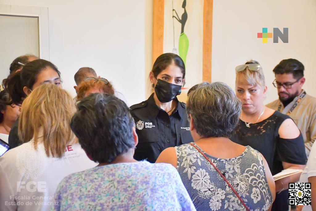 Recorrió Fiscal nuevas oficinas para atención a denuncias de personas desaparecidas en zona centro