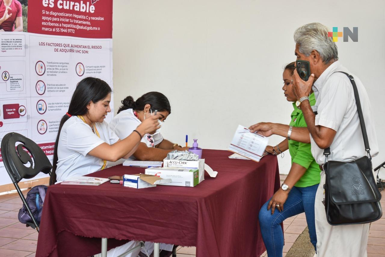 Realizan jornadas de detección de hepatitis en Coatzacoalcos