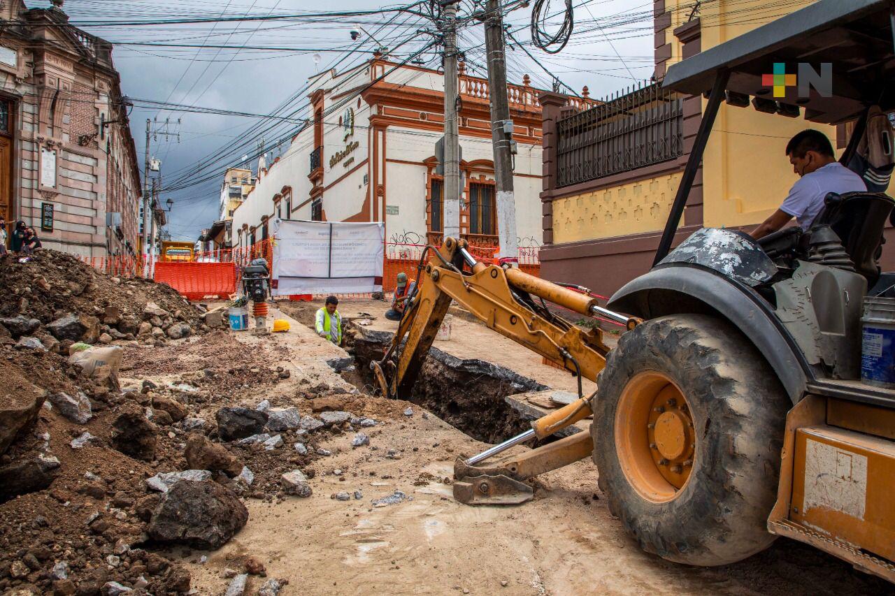 Realiza Ayuntamiento rehabilitación de vialidades en el Centro
