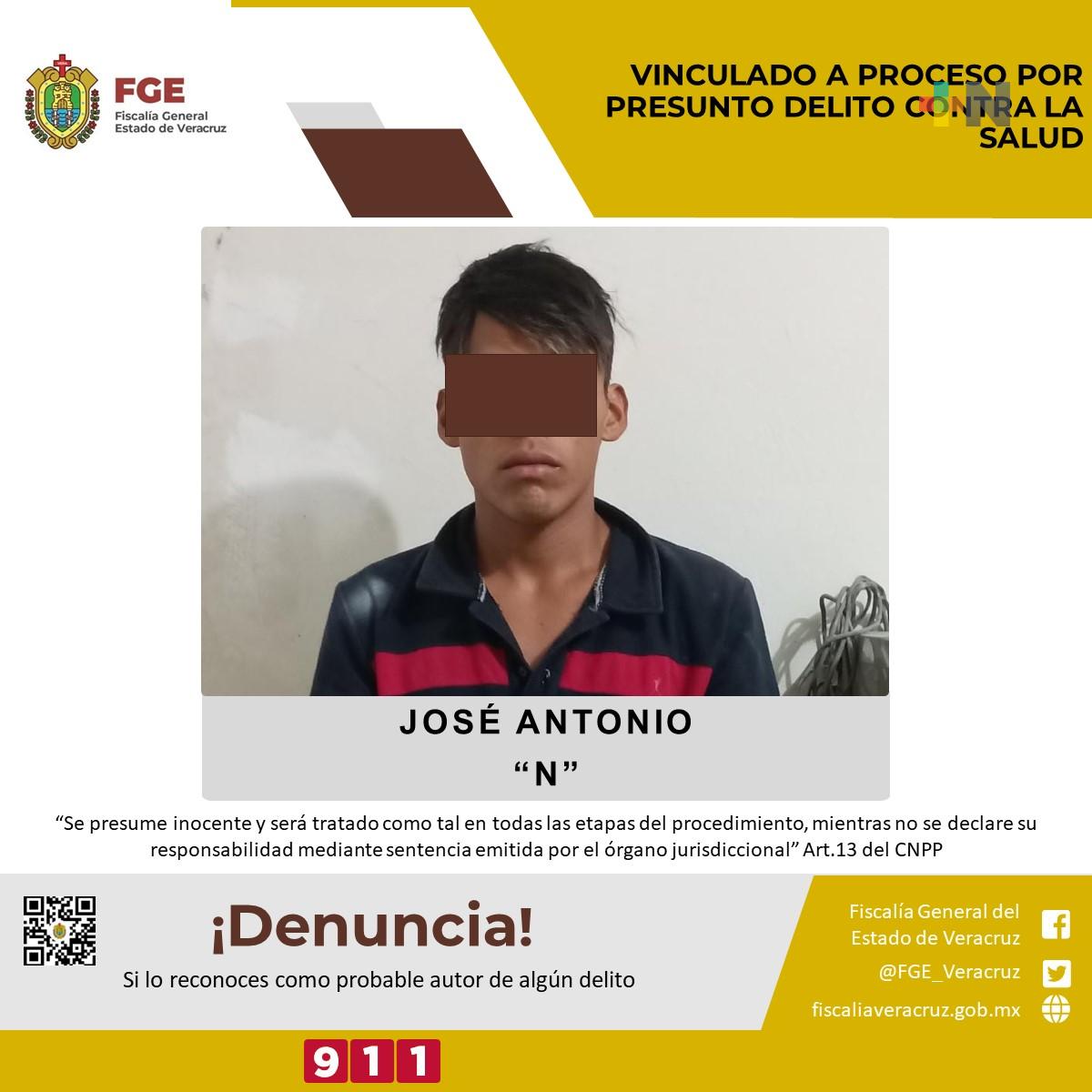 Vinculado a proceso por presunto delito contra la salud