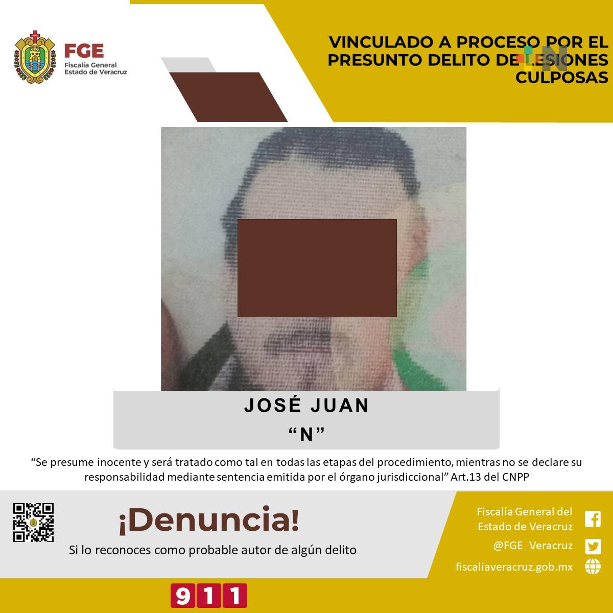 Vinculado a proceso por presunto delito de lesiones culposas