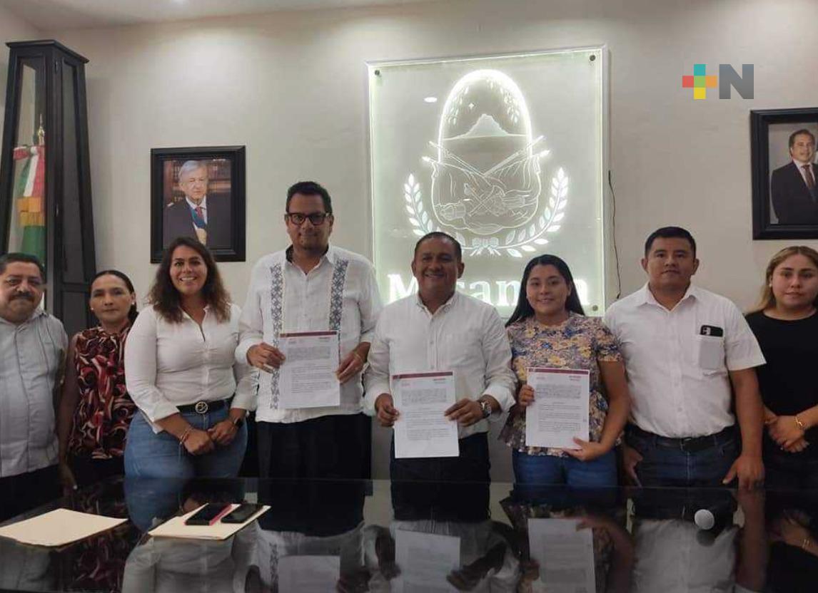 Firman convenio INVEDEM y alcalde de Misantla para acciones de agenda 2030