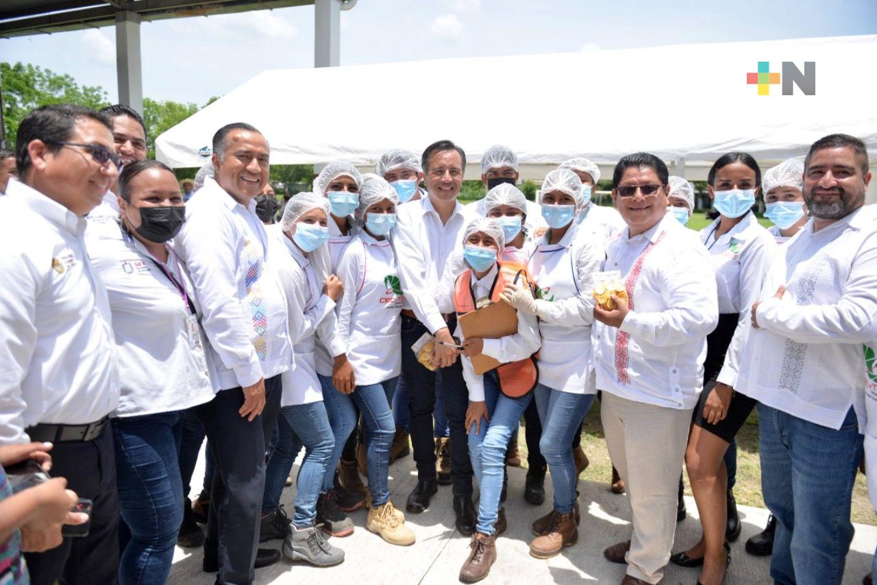 Inaugura el Gobernador Expo Feria Educativa en Tierra Blanca, estudiantes conocen oferta académica