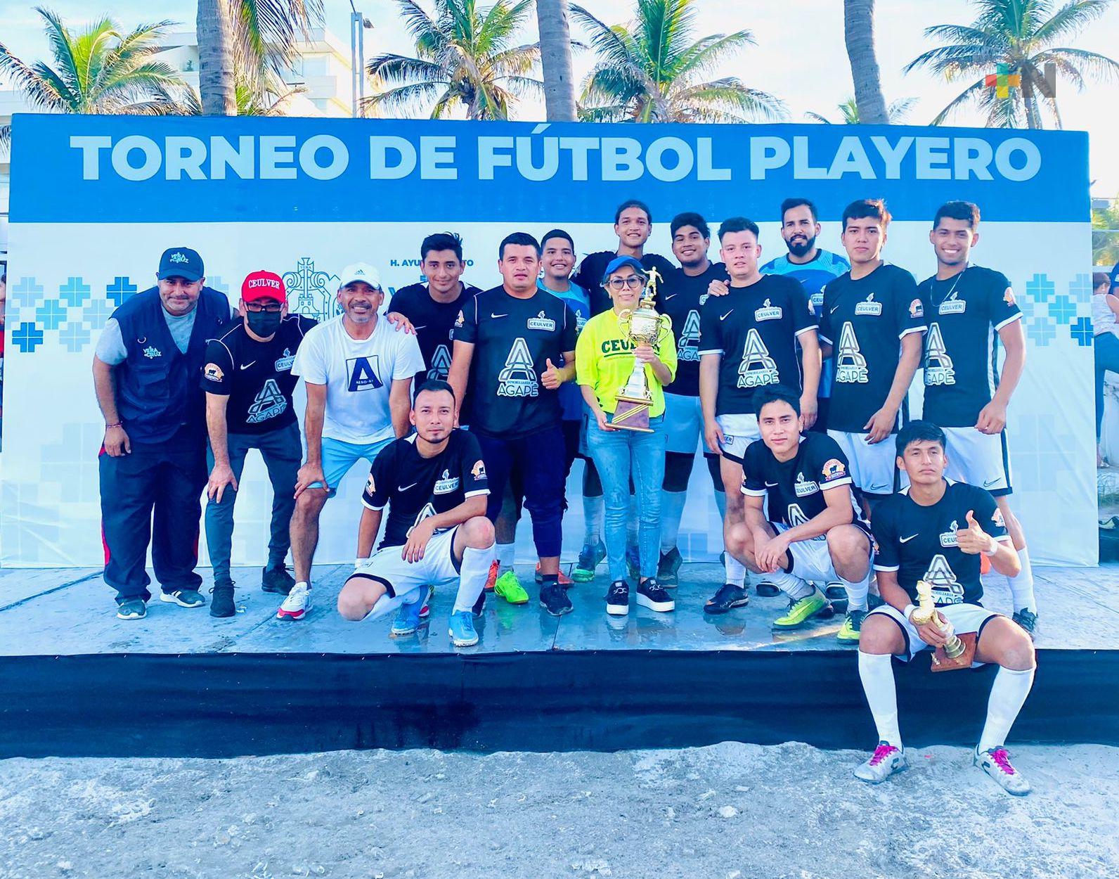 CEULVER ganó el Torneo de Futbol Playero «Festival Velas Latinoamerica 2022»