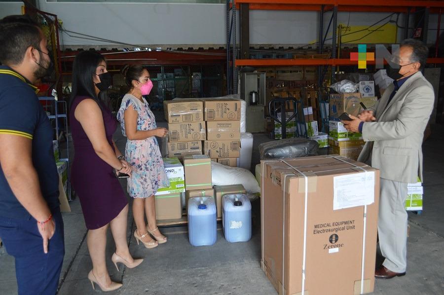 Entrega ISSSTE equipamiento a hospitales y clínicas de Veracruz