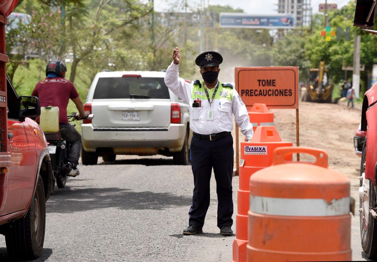 Por obra pública, apoya Seguridad Ciudadana en acciones de vialidad