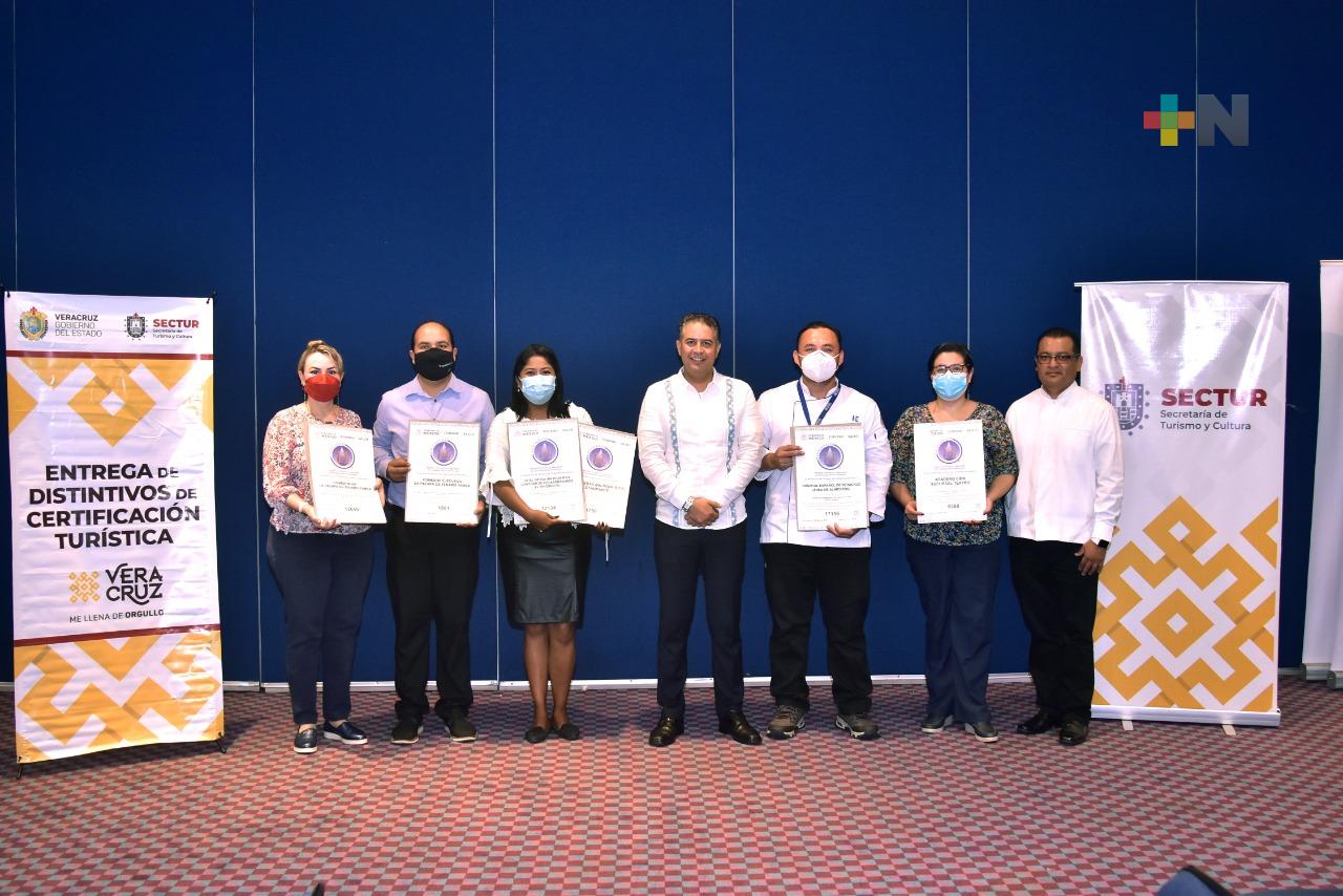 Entrega Sectur «Distintivo H» a empresas destacadas en higiene y calidad