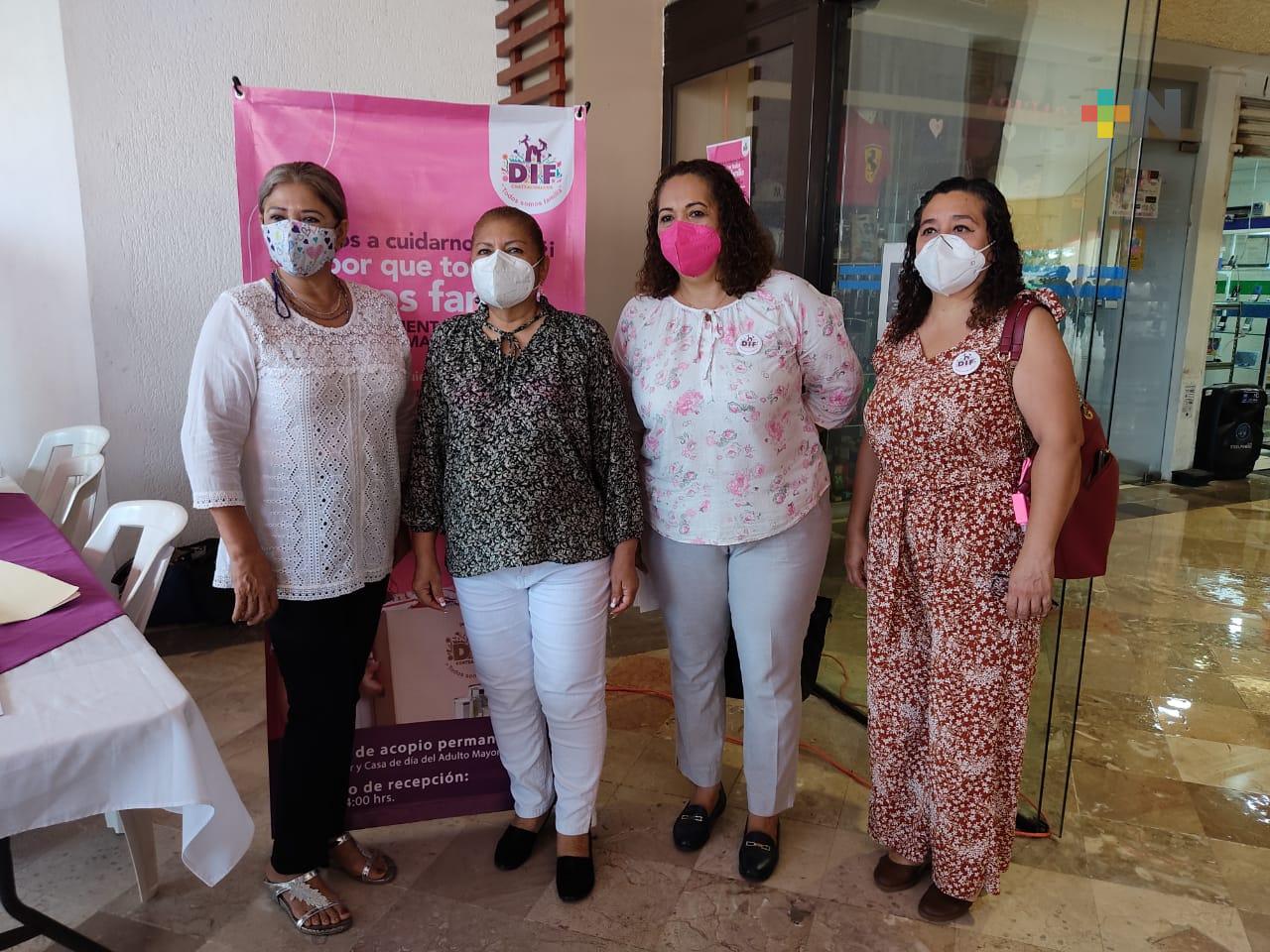 DIF Coatzacoalcos lanzó campaña de acopio de alimentos y ropa para población vulnerable