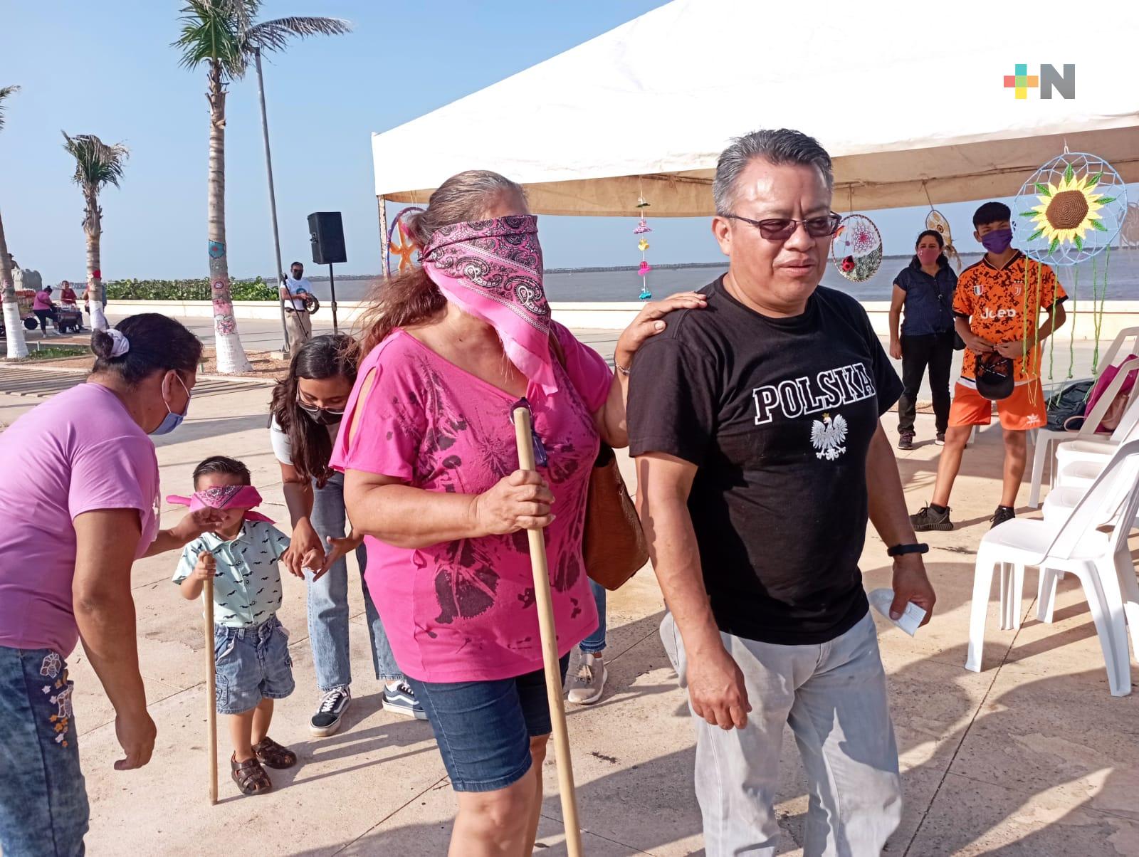 Conmemoran el Día Internacional de la Sordoceguera en Coatzacoalcos