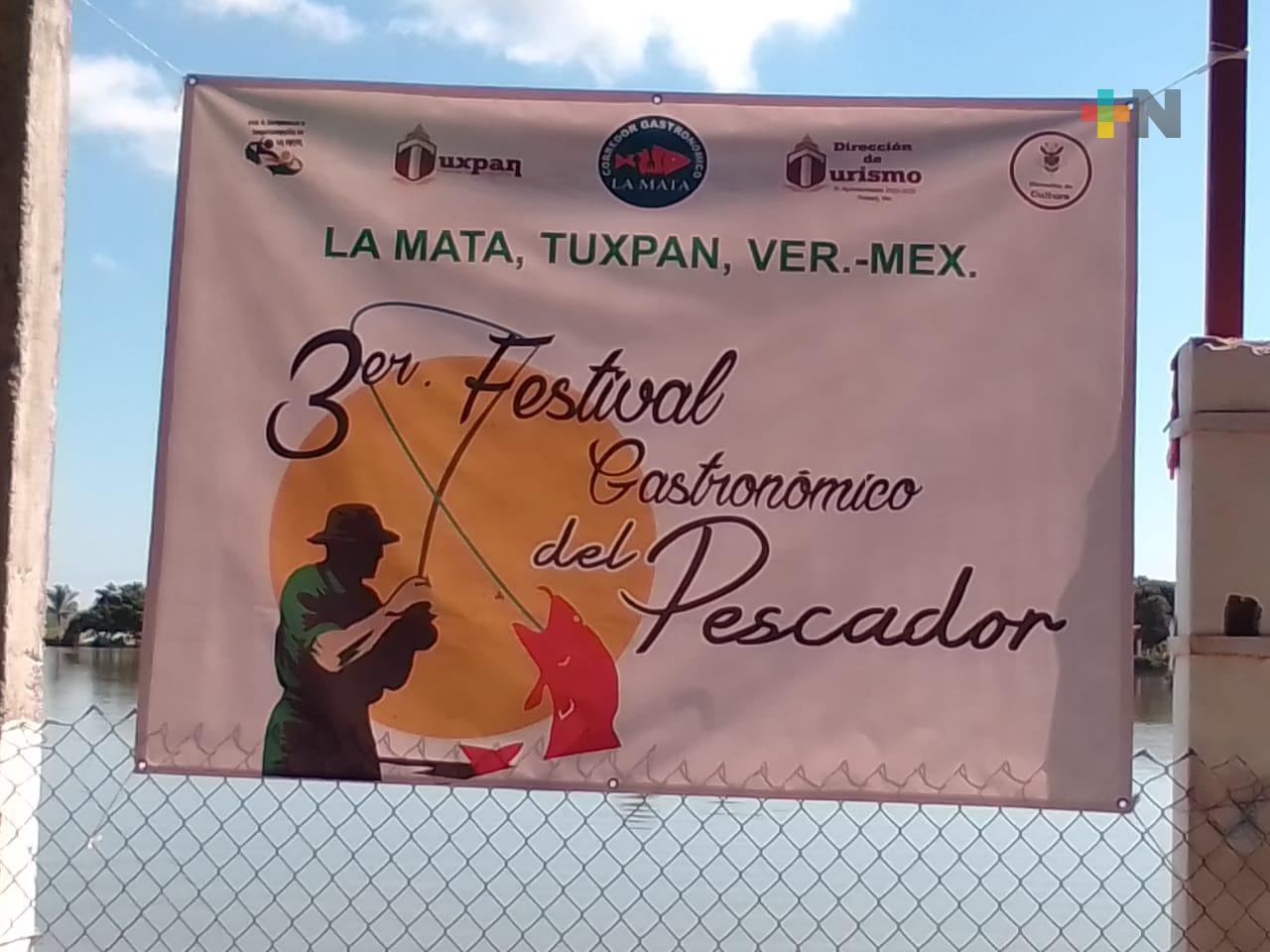 Todo listo para el tercer Festival Gastronómico del Pescador en Mata de Tampamachoco