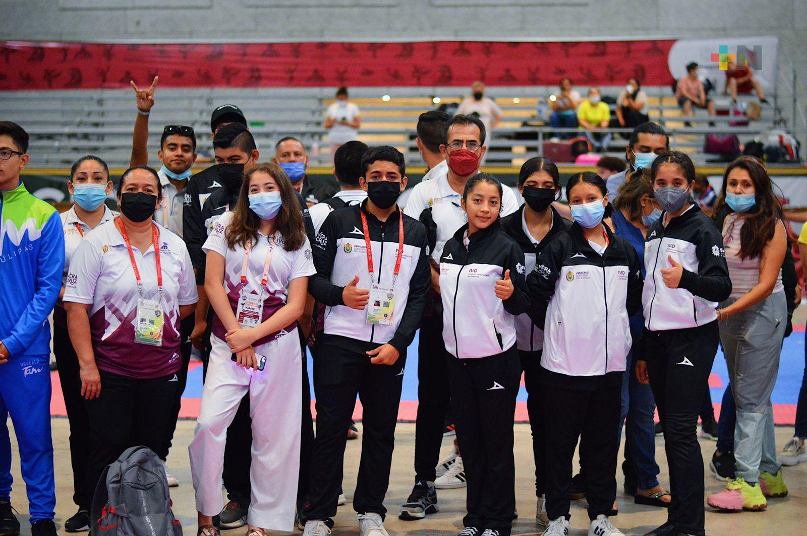 Veracruz gana dos preseas en Karate, de Nacionales CONADE