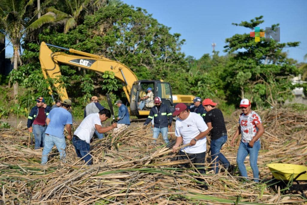 Cerca de 400 kilos de desechos detectaron en laguna de San Julián del puerto de Veracruz