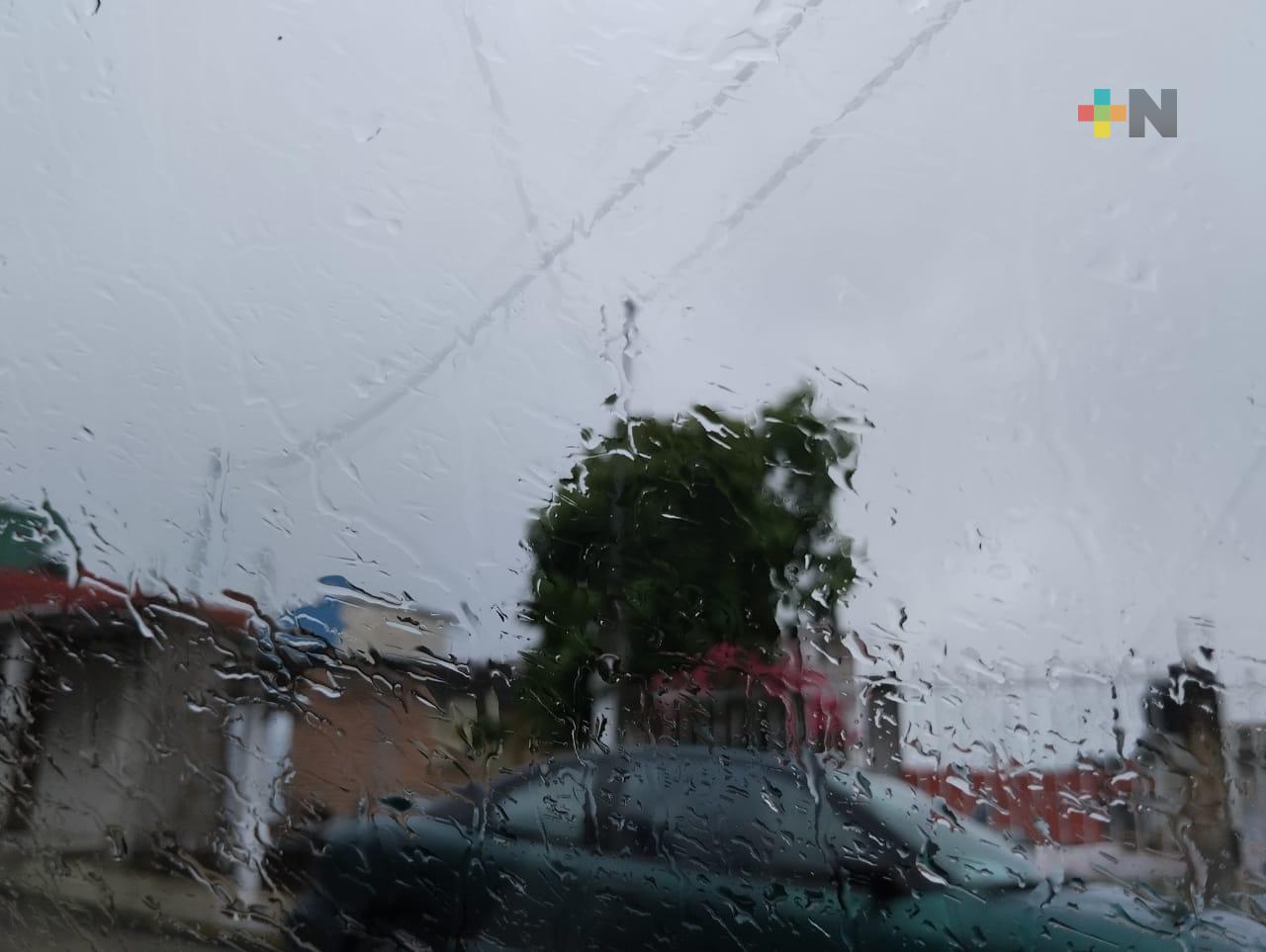 Persistirán lluvias en la entidad veracruzana, este fin de semana