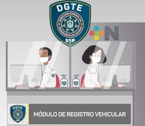 En agosto habilitarán módulos del registro vehicular en todo el estado de Veracruz