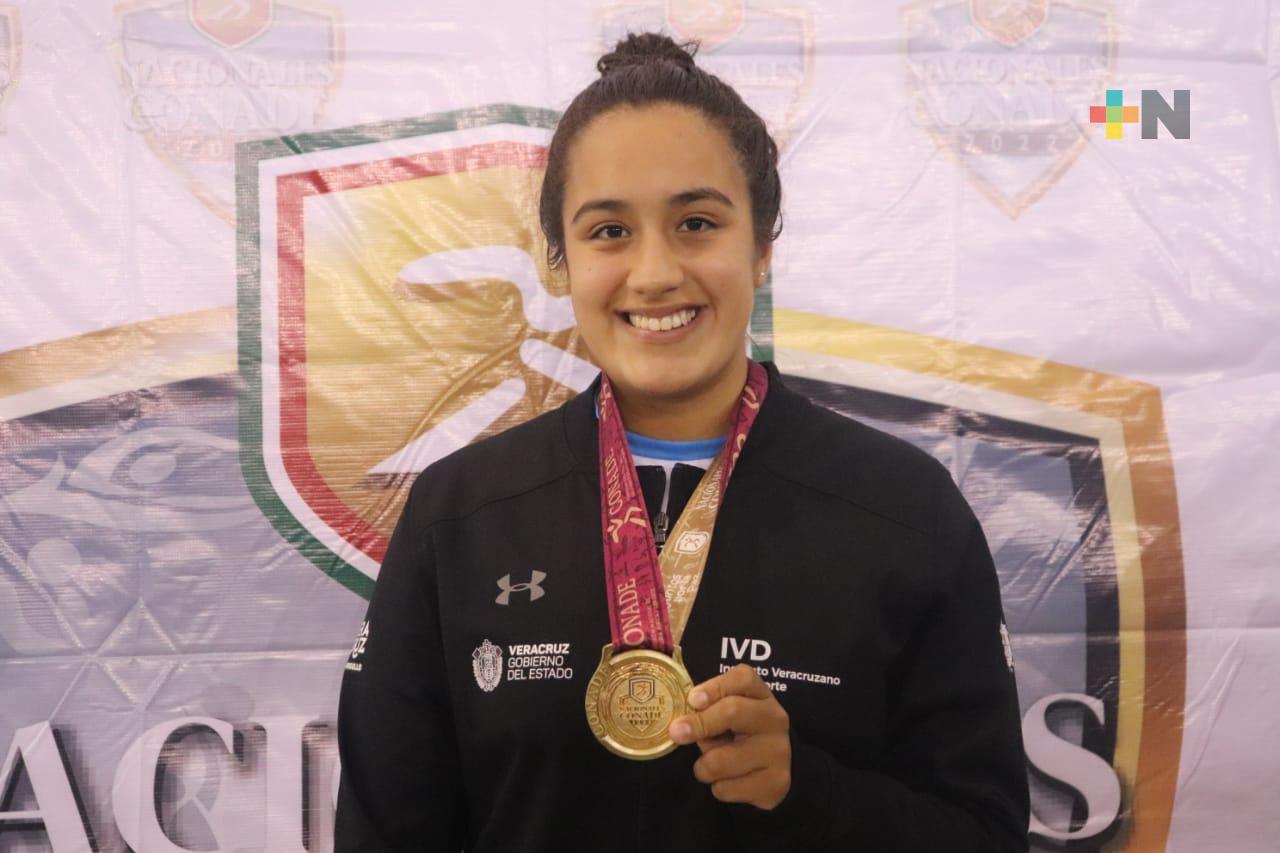 Veracruz suma un oro más en natación con Diana Paola Gómez
