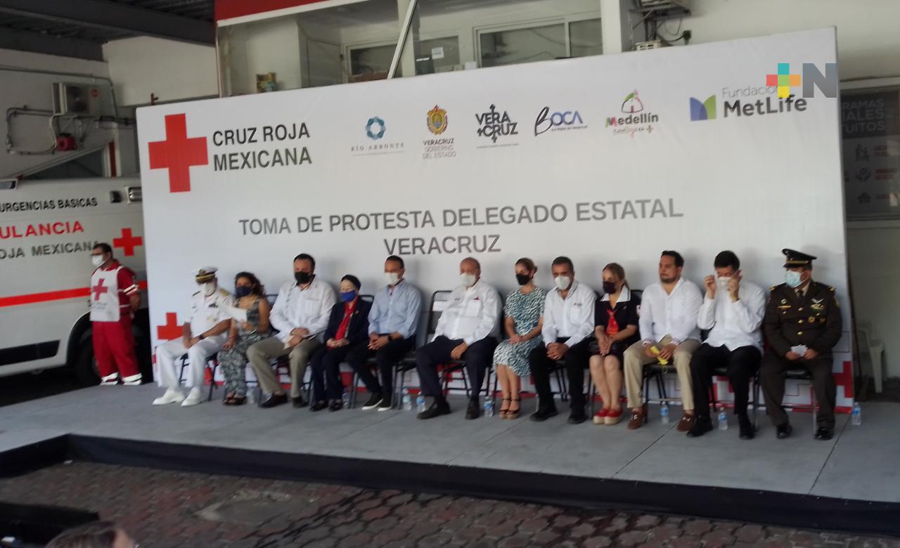 Designan a nuevo delegado de la Cruz Roja Mexicana en el estado de Veracruz