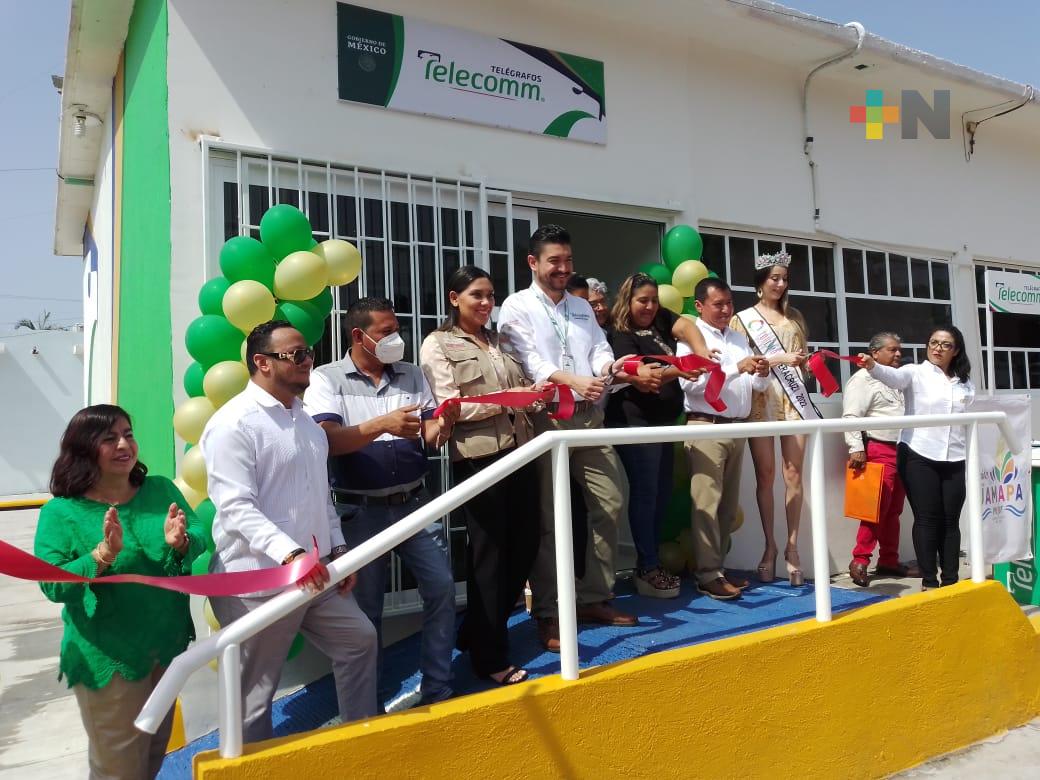 Inauguran sucursal de Telecomm en Jamapa