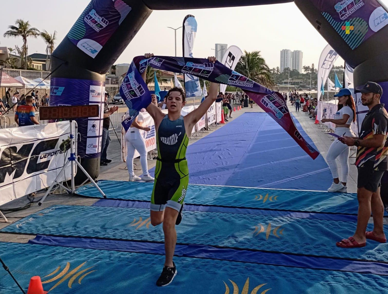 Exitoso Triatlón Sprint Veracruz-Boca 2022