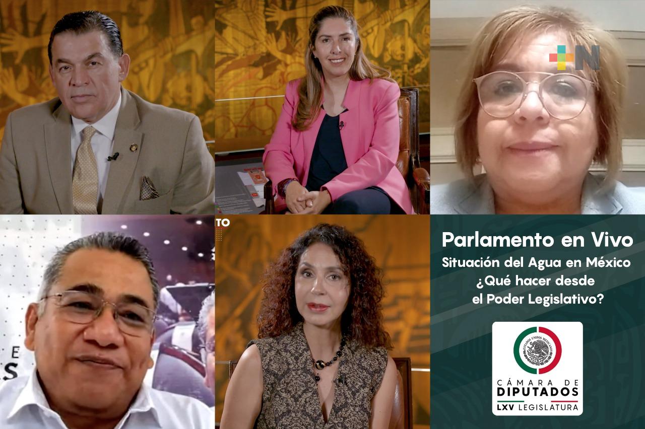 Señalan legisladores federales que debe haber mayores recursos para renovar la infraestructura hidráulica y aprovechar aguas pluviales