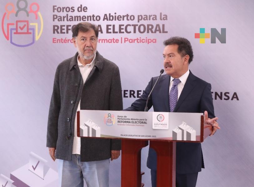 Insta Ignacio Mier a «oposición» a analizar las propuestas para Reforma Electoral