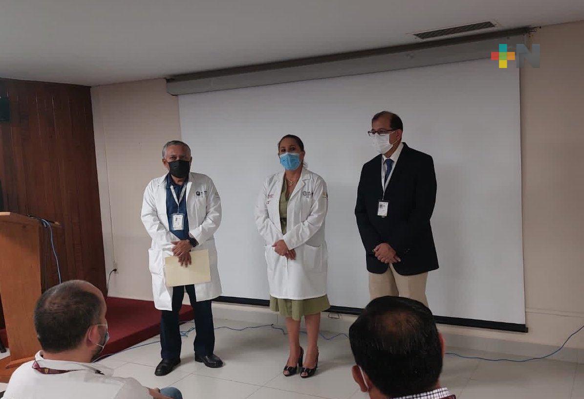 Hospital de Alta Especialidad de Veracruz, realiza cambio de titular