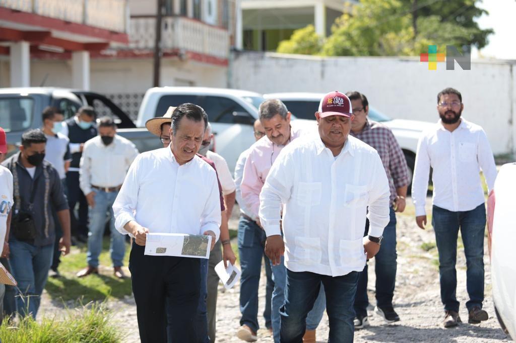 Secretario de Gobierno, Eric Cisneros recorrió terreno donde se construirán instalaciones de la Guardia Nacional