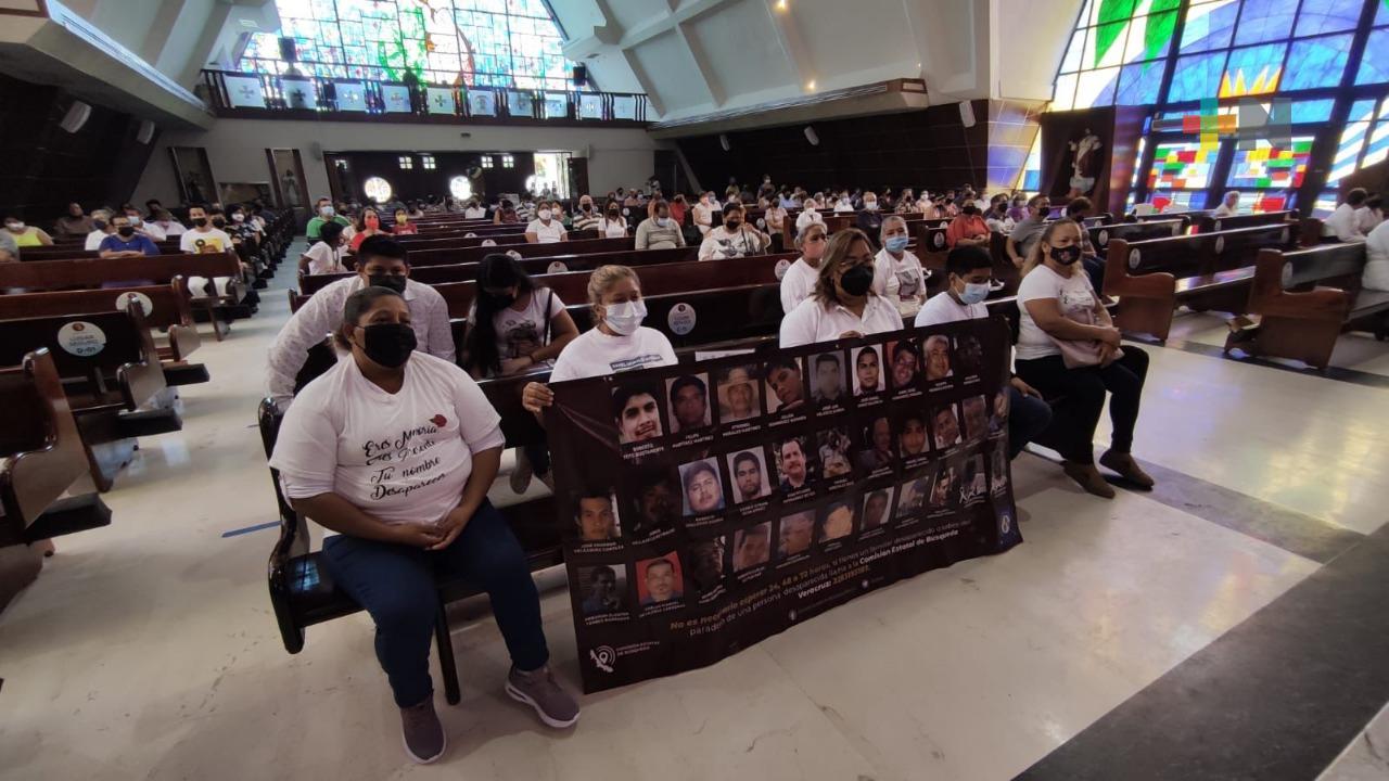 Diócesis de Coatzacoalcos realizó una misa por los desaparecidos de la ciudad