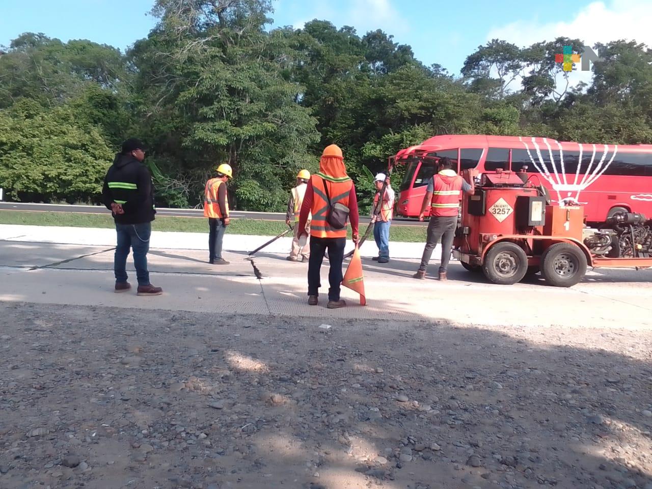 Continúan trabajos de mantenimiento en autopista México – Tuxpan
