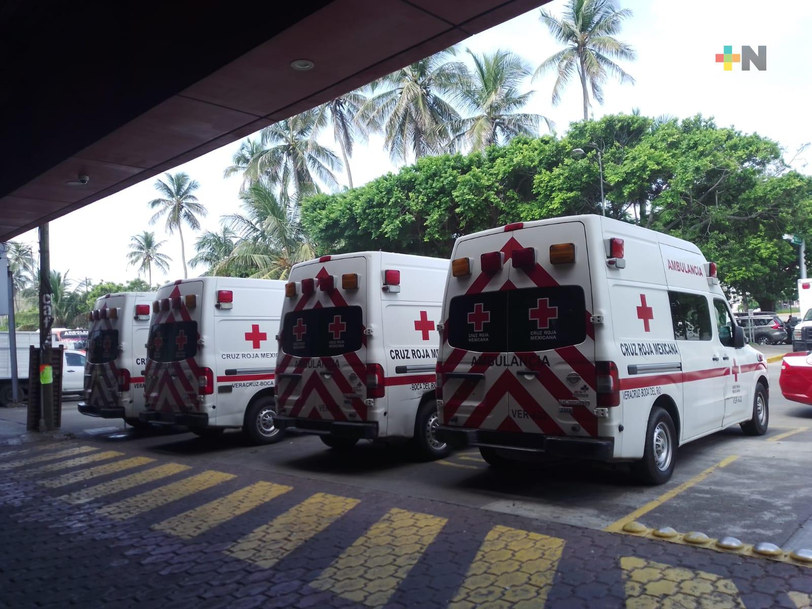 Cruz Roja en zona conurbada operará de manera normal durante días festivos