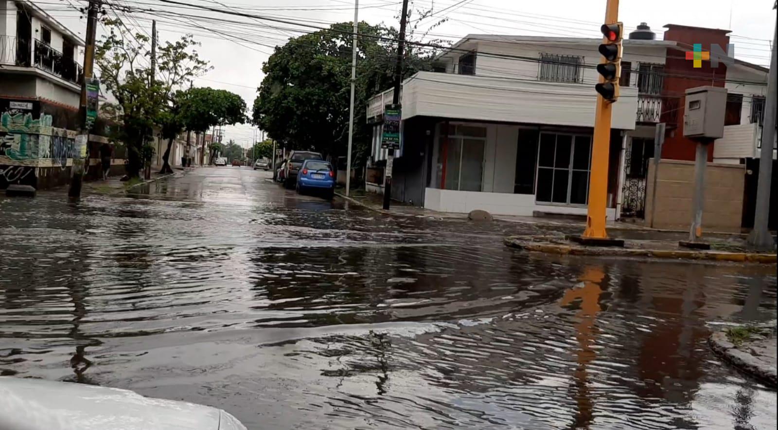 Viernes de encharcamientos en la conurbación de Veracruz y Boca del Río