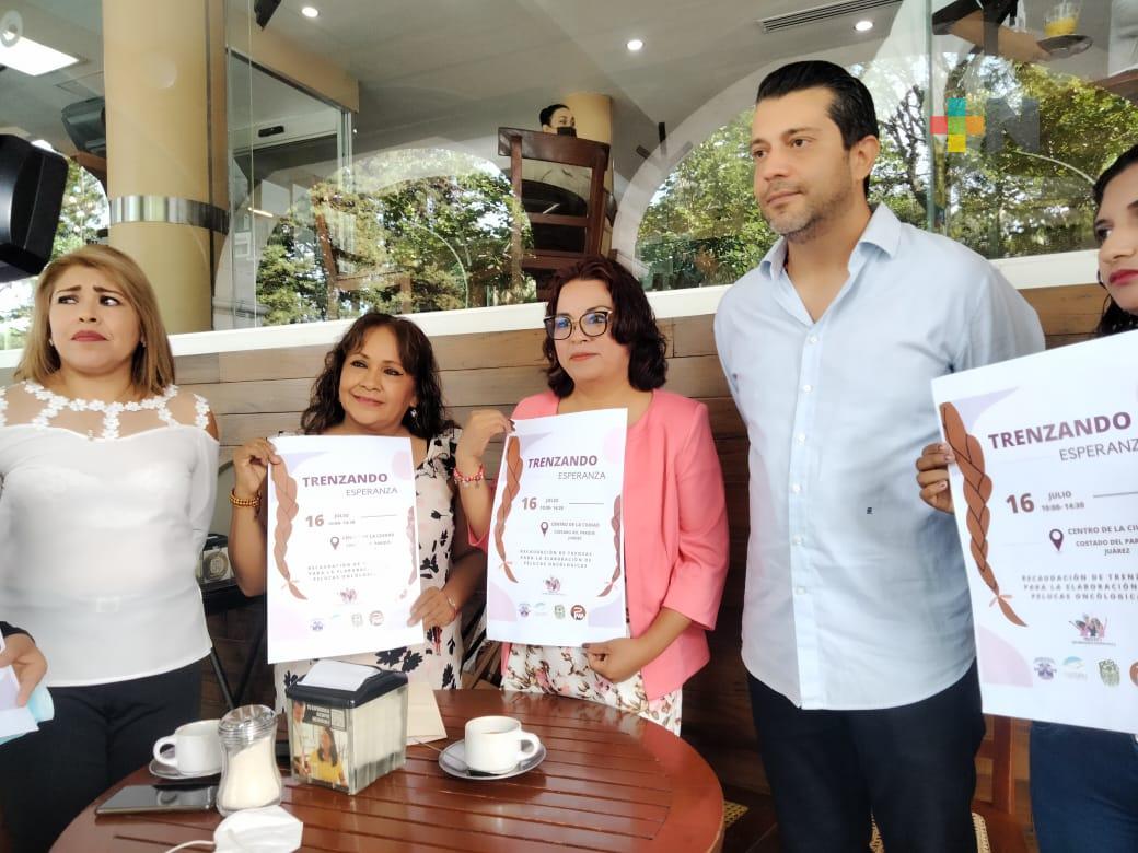 Asociación civil convoca a donar cabello y tapas de plástico para ayudar a enfermos