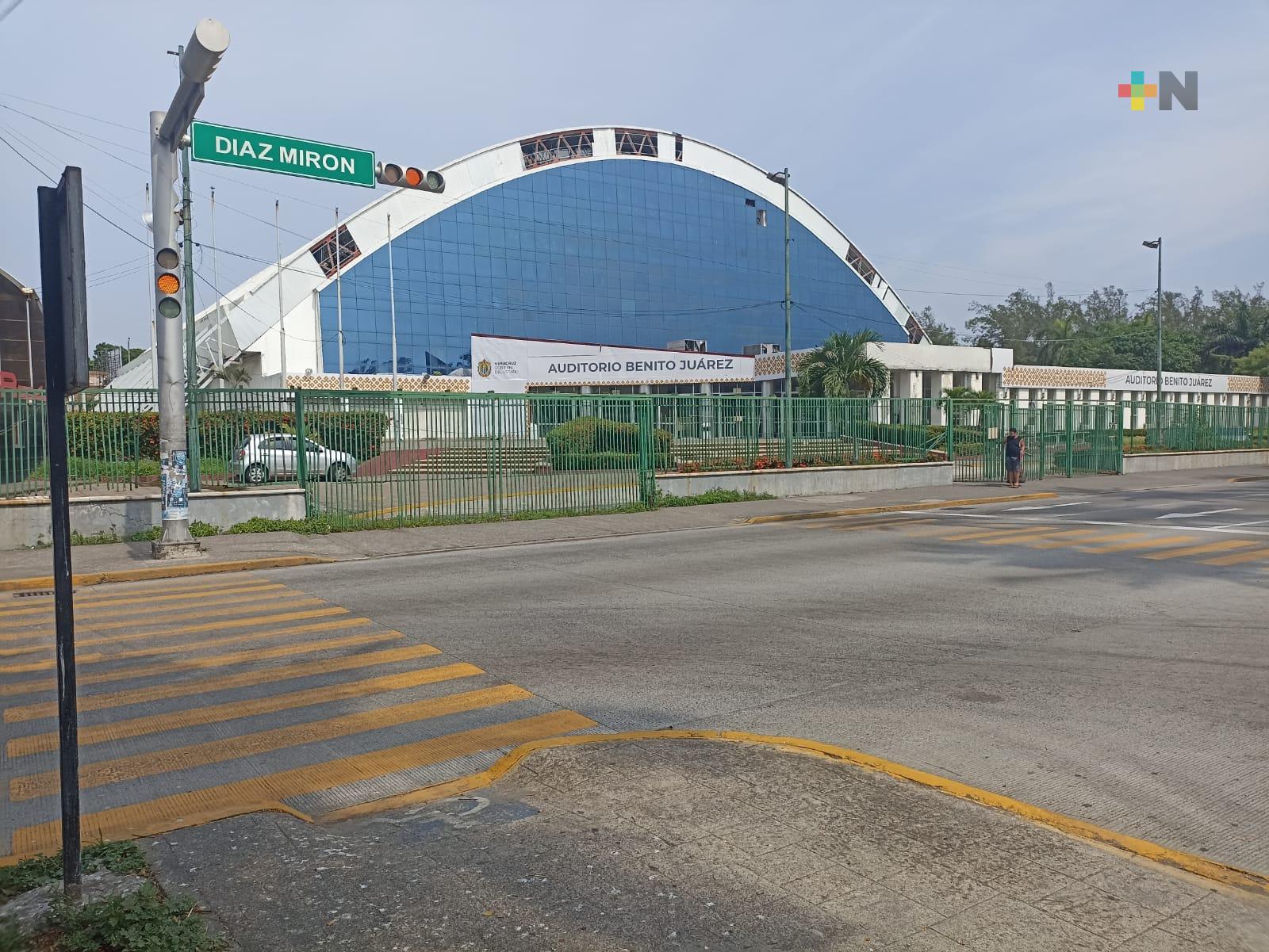 Rehabilitarán el auditorio Benito Juárez