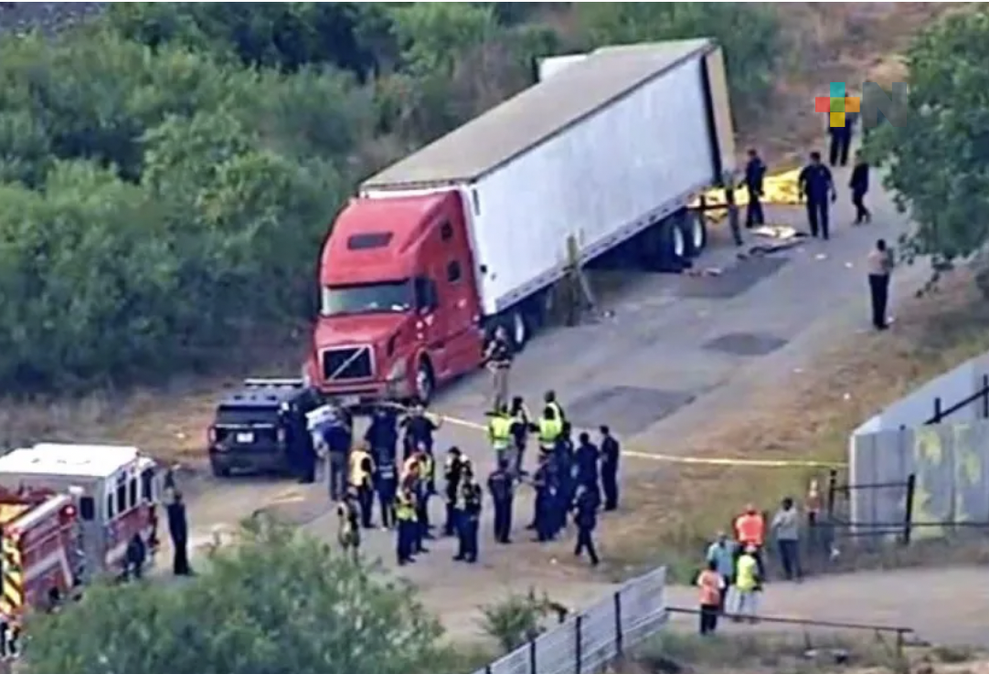 SRE confirma a cuatro veracruzanos, entre abandonados en tráiler de Texas