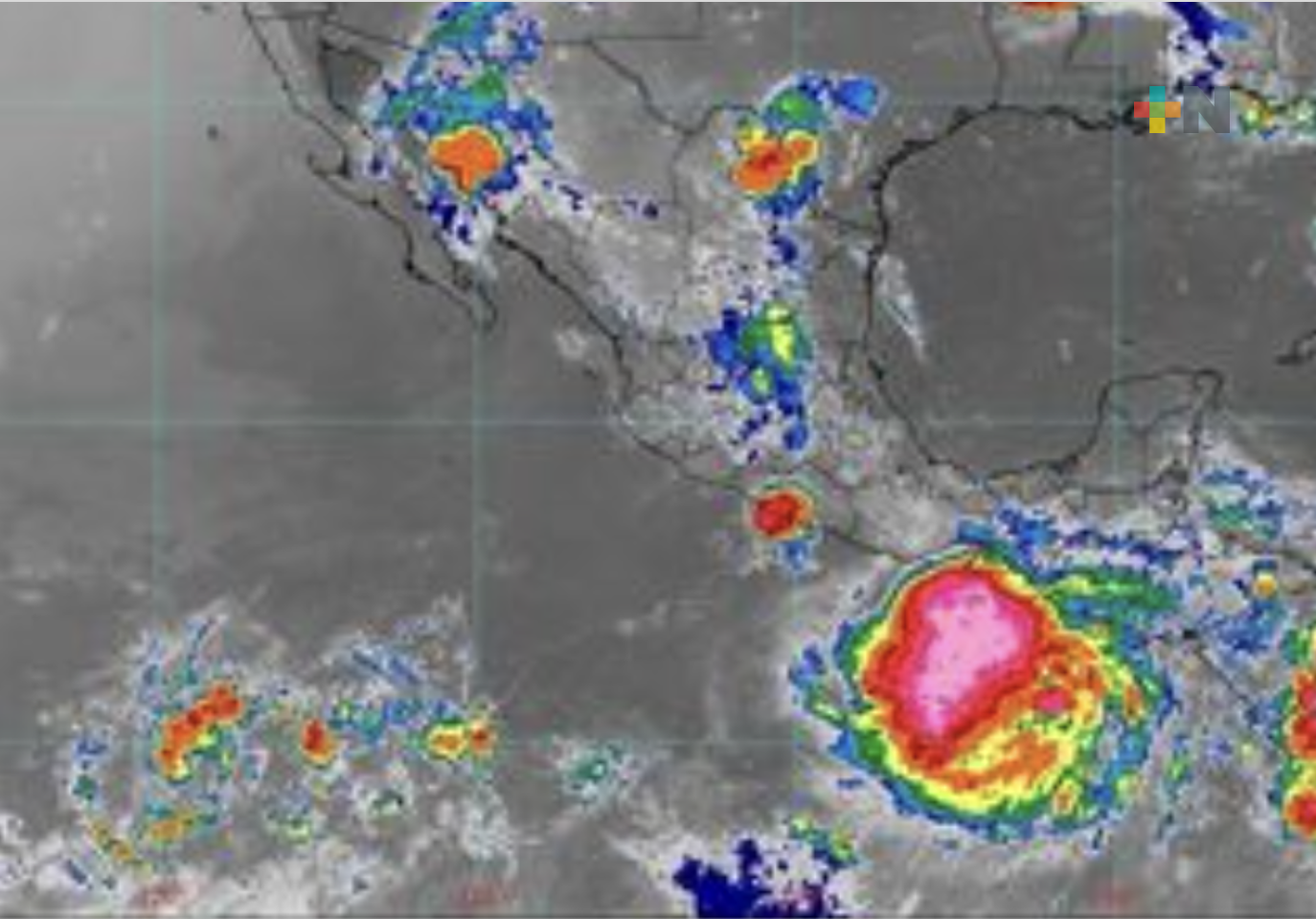 Tormenta tropical Bonnie y un canal de baja presión ocasionarán lluvias intensas en Chiapas, Oaxaca y Veracruz