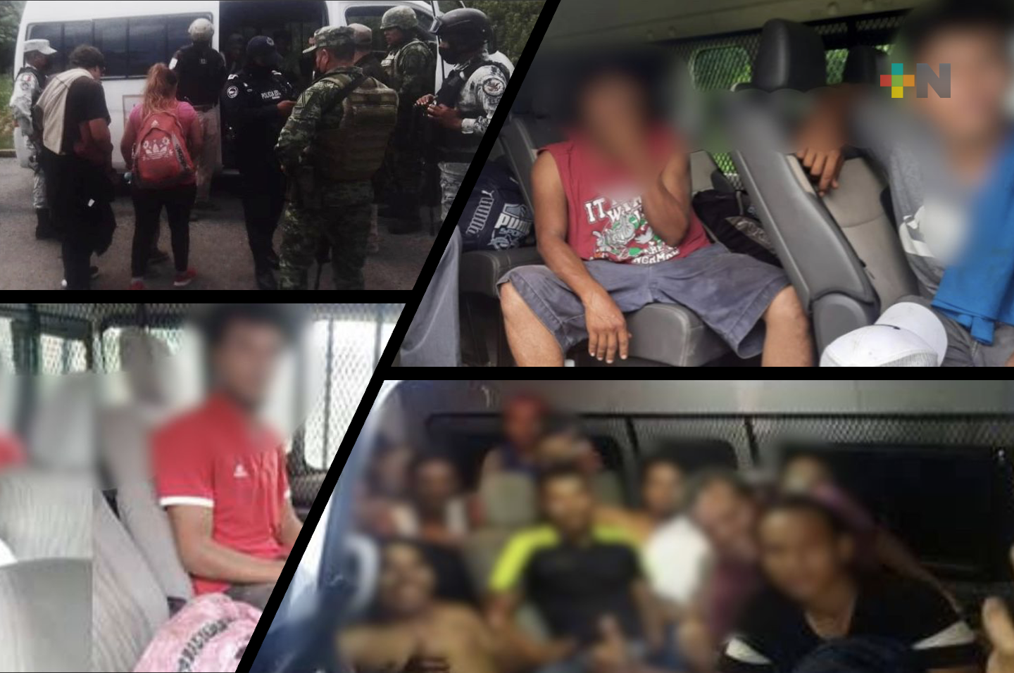 SSP rescata a 43 migrantes en diversos municipios del estado