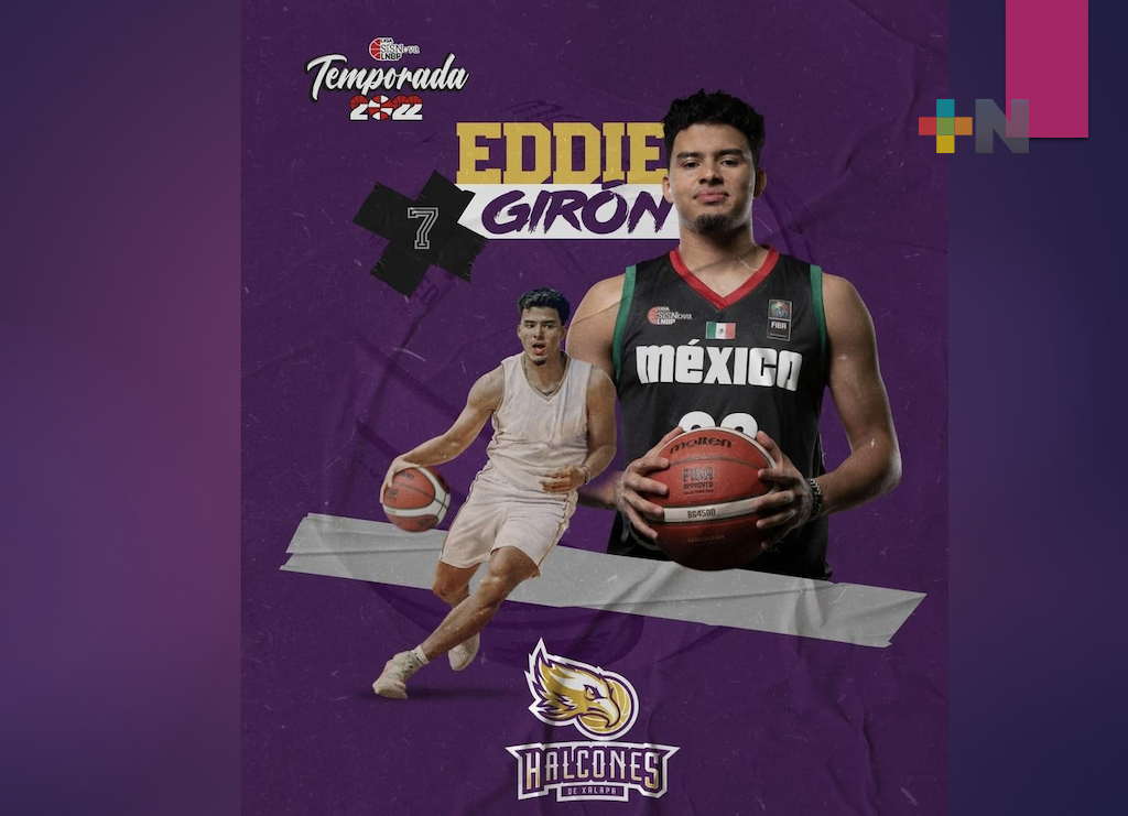 Eddie Girón un refuerzo más para los Halcones de Xalapa