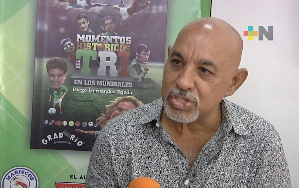 Diego Hernández presentó su libro «Momentos Históricos del TRI en los Mundiales»