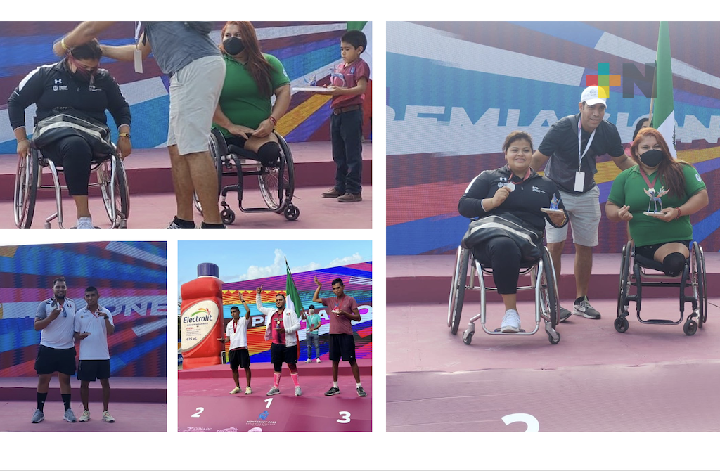Veracruzanos destacan en Grand Prix de Para atletismo, en Monterrey