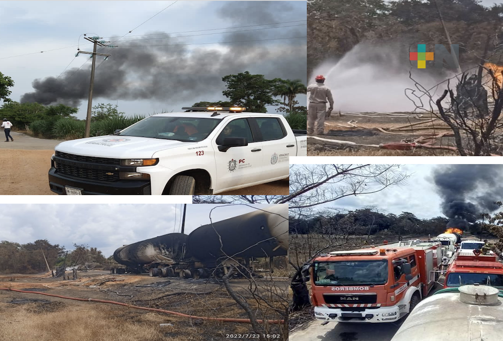 Reportan liquidado incendio en ducto en Chacaltianguis