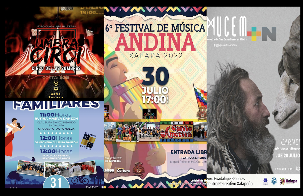 Ayuntamiento cerrará julio con música andina, danza, circo y maratón de danzón