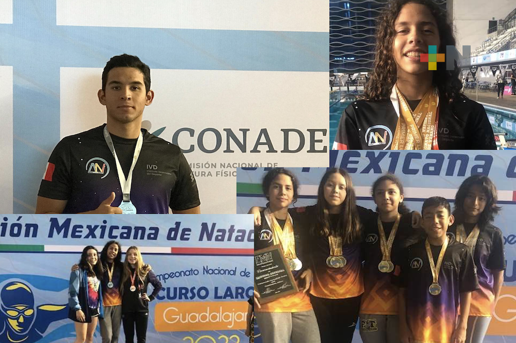 Destacan nadadores veracruzanos en Nacional de Verano 2022