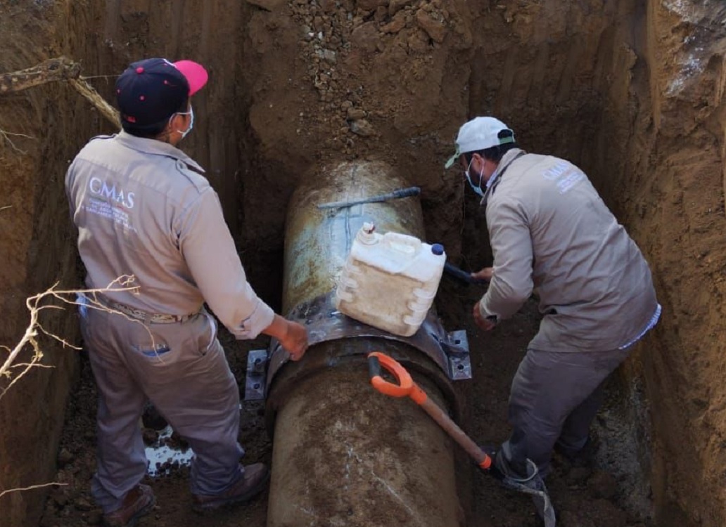 Colonias de Xalapa sin servicio de agua por fuga en tanque Niño Perdido