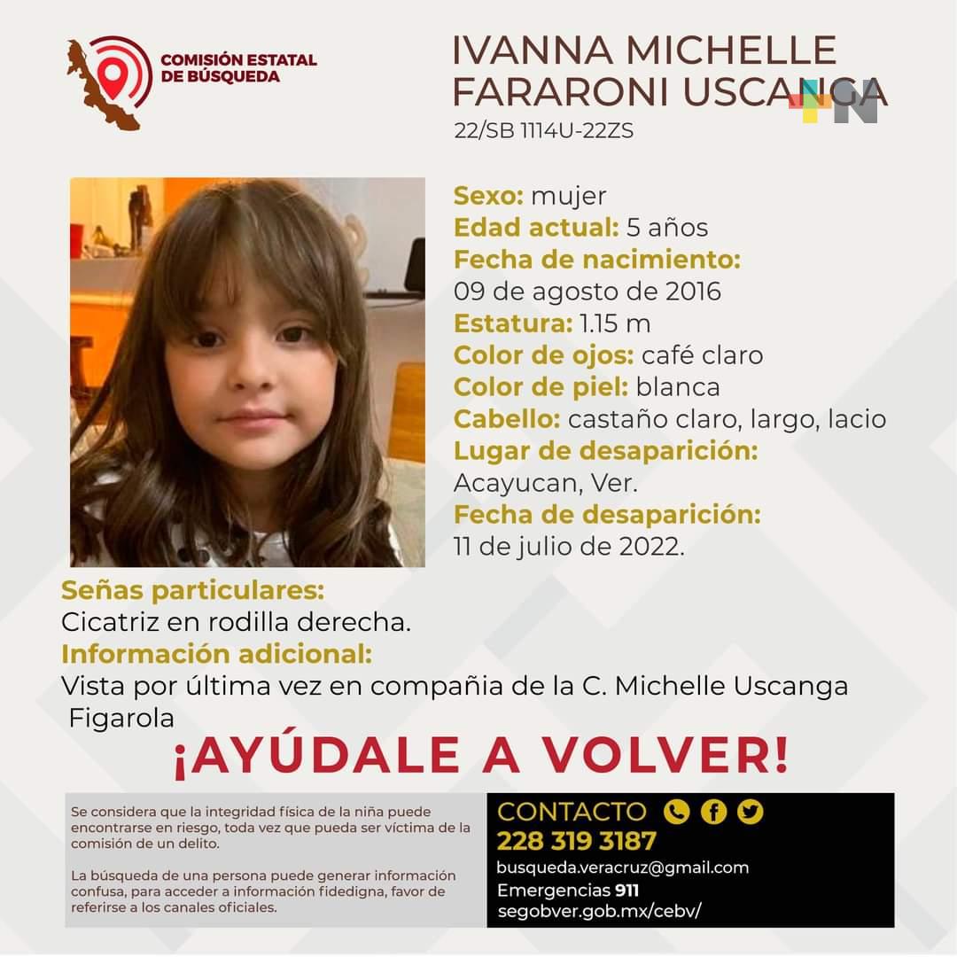 Reportan desaparición de menor en Acayucan