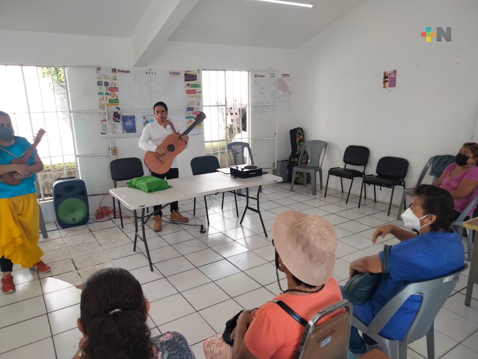 Dirección de Actividades Artísticas de la SEV continúa llevando la cultura a distintas zonas de Xalapa