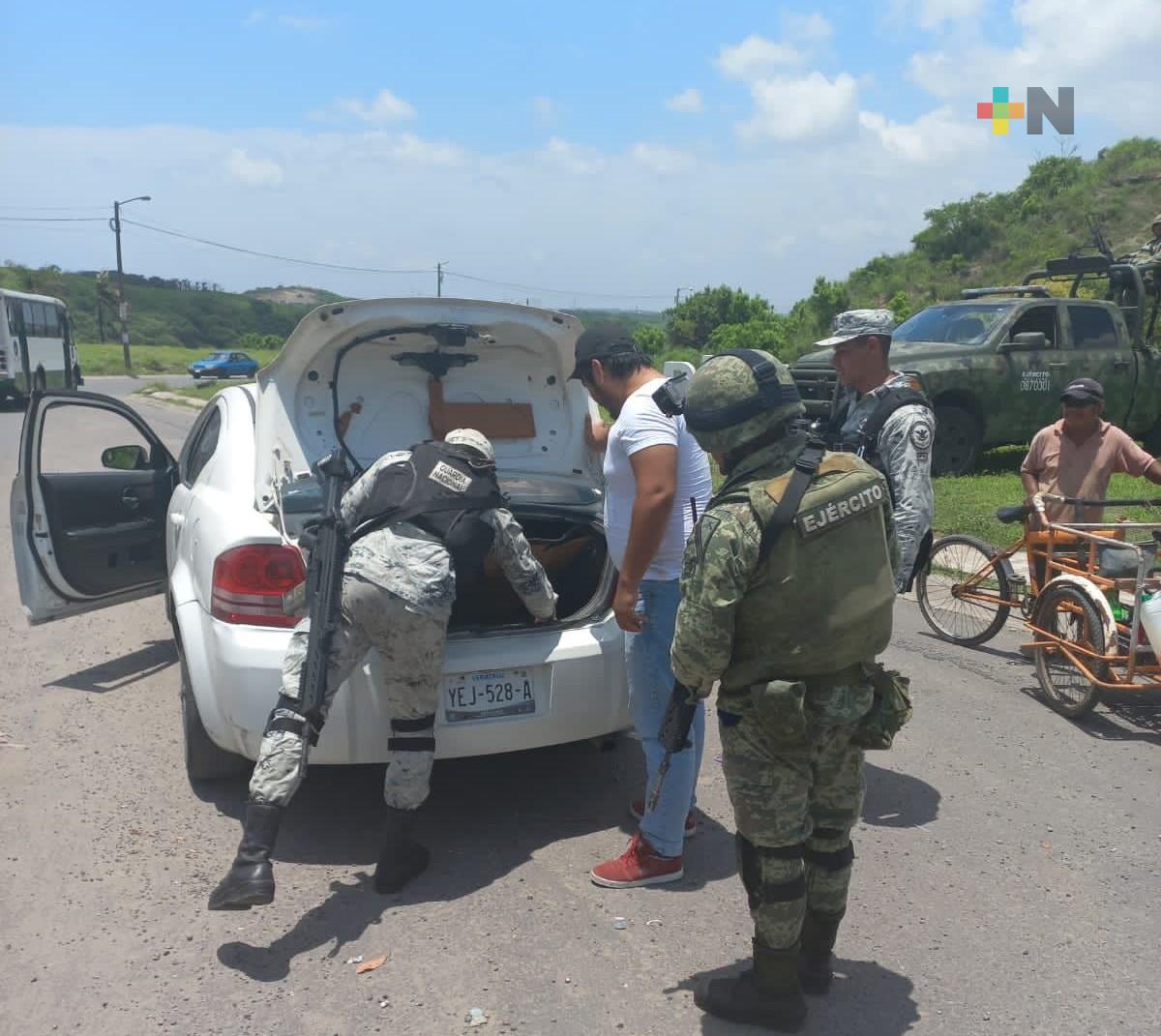 Realiza Ejército Mexicano operativos de reconocimiento y patrullaje en Veracruz y Boca del Río